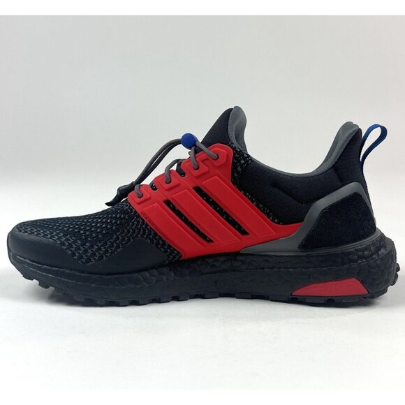 Adidas UltraBoost 1.0 ATR Black Red Blue Mens 6 / Womens 7 Running Shoes ID9641 - Picture 3 of 10